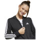 Adidas Παιδική ζακέτα Essentials 3-Stripes Full-Zip Cropped Hoodie